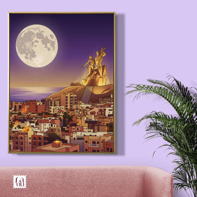 TABLEAU - MONUMENT DE LA RENAISSANCE — DAKAR